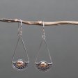 (image for) Silver & Gold Earring - Luna Balance
