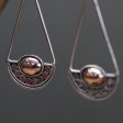 (image for) Silver & Gold Earring - Luna Balance