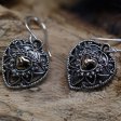 (image for) Silver & Gold Earring - Mandala Hearts