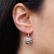 (image for) Silver & Gold Earring - Mandala Hearts