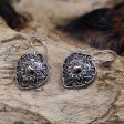 (image for) Silver & Gold Earring - Mandala Hearts