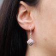 (image for) Silver & Gold Earring - Square Drop