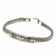 (image for) Silver & Gold Bracelet - Unisex Twin Chain
