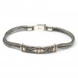 (image for) Silver & Gold Bracelet - Unisex Twin Chain