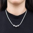 (image for) Silver & Gold Necklace -Tri