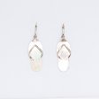 (image for) Shell & Silver Earrings - Flip-flops- MOP