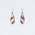 (image for) Shell & Silver Earrings - Teardrop- MOP