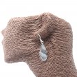 (image for) Shell & Silver Earrings - Teardrop- MOP