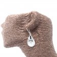 (image for) Shell & Silver Earrings - Dragonflies - MOP