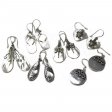 (image for) Shell & Silver Earrings - Classic Disc - MOP