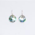 (image for) Shell & Silver Earrings - Classic Disc - Abalone