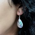 (image for) Shell & Silver Earrings - Classic Disc - Abalone