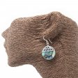 (image for) Shell & Silver Earrings - Classic Disc - Abalone