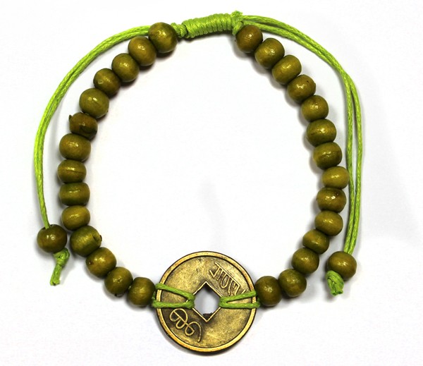 (image for) Good Luck Feng-Shui Bracelets - Lime Green
