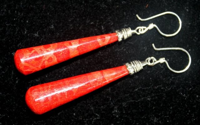 (image for) 925 Silver Earrings - Long Teardrop